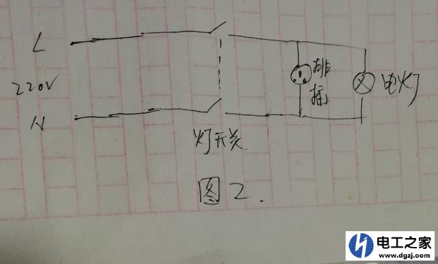 插座和电灯一个开关控制怎么分开控制